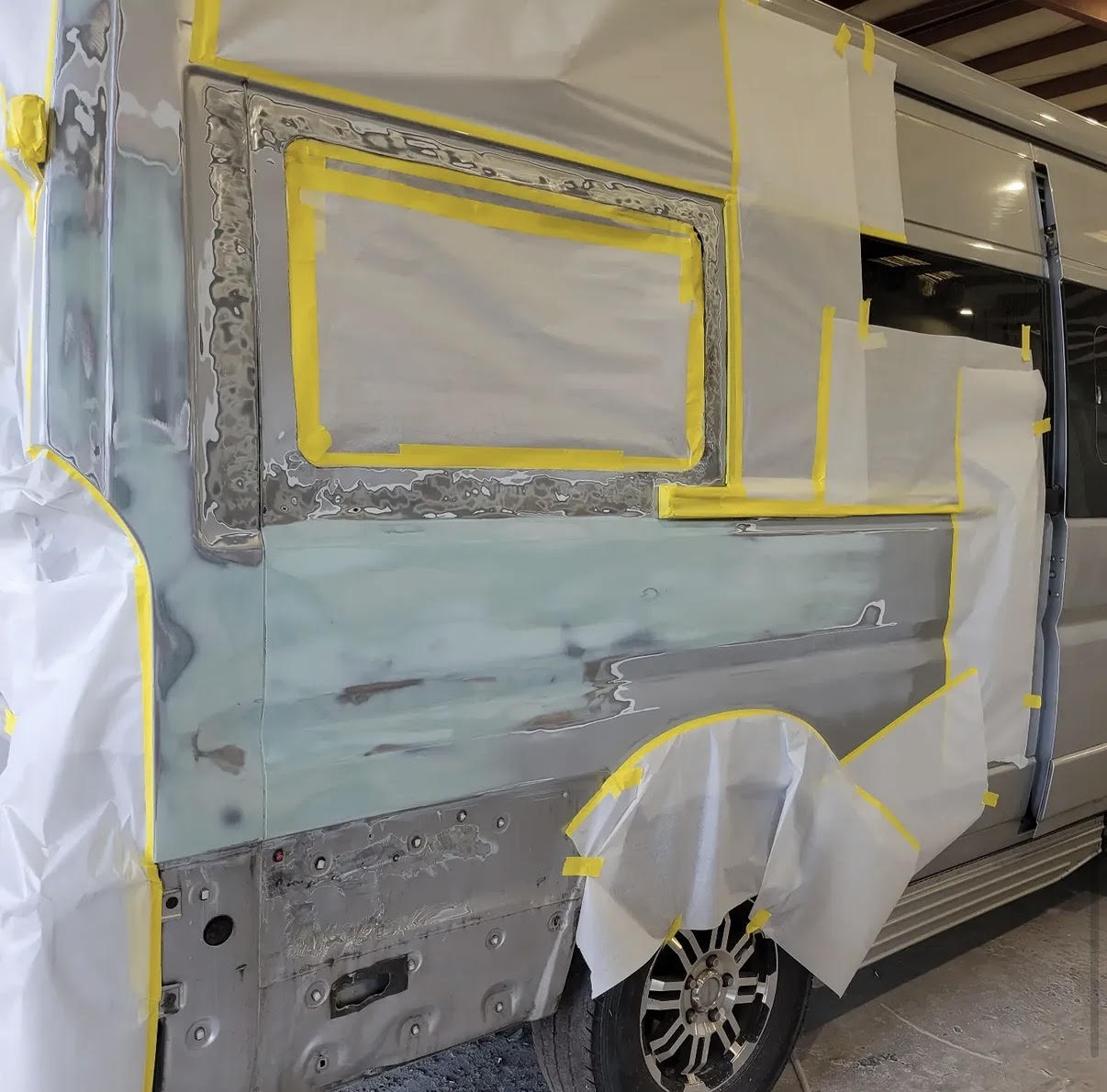 Mercedes Sprinter Van During